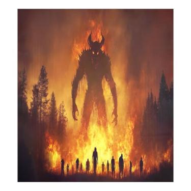 Imagem de Fire Monster Capas de Lava-Louças Magnéticas Impermeáveis para Máquina de Lavar e Secar Ímãs Capa Decorativa para Máquinas de Lavar Louça 58 cm x 66 cm