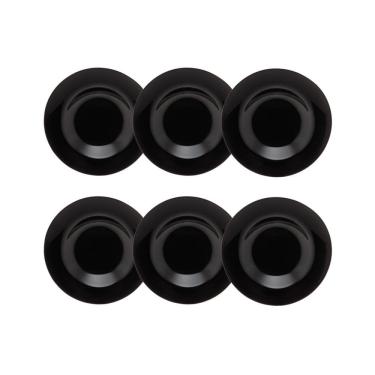 Imagem de Cj 6 Pratos para Massa/Risotos de Vidro Opalino Preto Diwali 28x4cm Luminarc