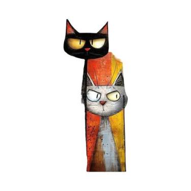 Imagem de Kit De Pintura Em Diamante De Animais Abstratos, Murais De Gato, DIY, 