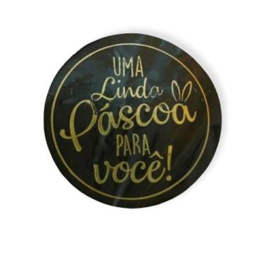 Imagem de Etiquetas Adesivas Linda Páscoa c/100 un  - Carber