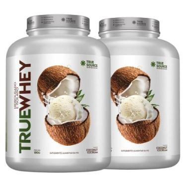 Imagem de Kit 2 Whey Protein Isolado Coconut 1.8Kg - True Source