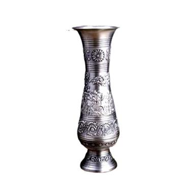 Imagem de Vaso de mesa retrô europeu vaso de metal vaso de flores acessórios vaso decoração casa vaso de mesa decoração vaso de flores (cor: estilo 2) (estilo 3)