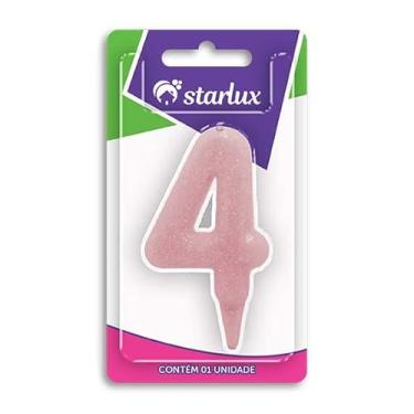 Imagem de Vela Magic Candy N.4, Rosa, Starlux
