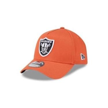 Imagem de BONE NEW ERA 9FORTY A-FRAME SNAPBACK LAS VEGAS RAIDERS NFL LARANJA-Masculino