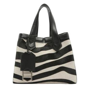 Imagem de Bolsa Arezzo Tote Animal Print Pequena Bag Charm Feminina-Feminino