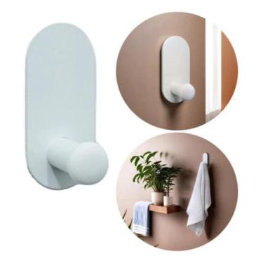 Imagem de Gancho Adesivo Médio Com Dupla-Face 3M VHB de Parede Multiuso Organiza