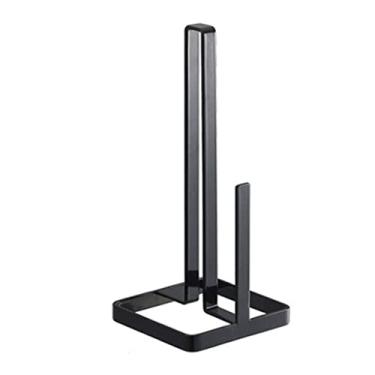 Imagem de Suporte de toalha de papel para rolo de cozinha suporte de lenços de banheiro rack de guardanapos preto e branco acessórios de armazenamento de cozinha para casa (cor: uma cor) (D)