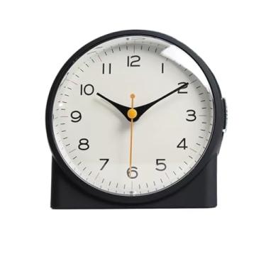 Imagem de Despertador para quarto, relógio pequeno super silencioso sem tique-taque com luz noturna, funciona a bateria, funções de soneca e luz, para sala de estar, quarto, cabeceira, mesa, relógio de mesa de