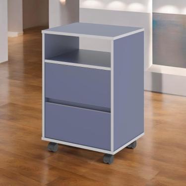 Imagem de Gaveteiro Renard Com Rodízios Azul