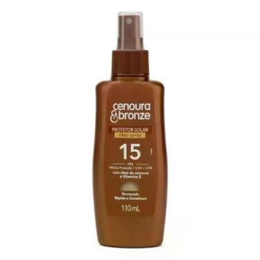 Imagem de Spray Fps15 Oleo Bronzeador Ceneoura E Bronze 110ML - Cenoura E Bronze