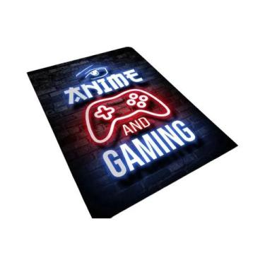 Imagem de Tapete De Jogo Neon Cyberpunk, Tapete Antirruído Para Sala De Jogos, T