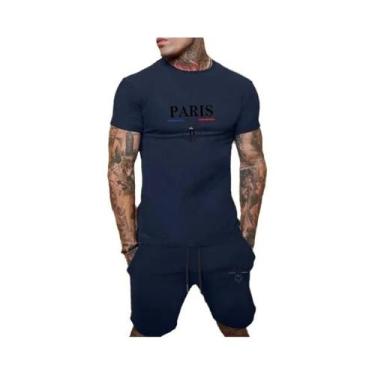 Imagem de Conjunto De Moda Masculina De Verão, Camiseta De Manga Curta E Calças 