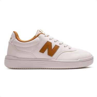 Imagem de Tênis New Balance BB80 Unissex, Bege, Marrom, 38