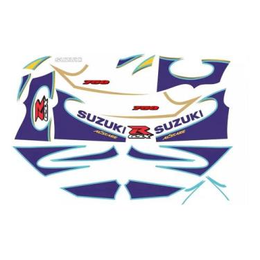 Imagem de Kit de Adesivos Suzuki Alstare compatível GSXR 750 - SPTS