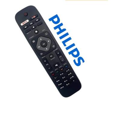 Imagem de Controle Remoto Para Tv Philips Smart Botão Netflix Youtube - Prime