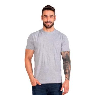 Imagem de Camiseta country T-shirt Masculina Lisa Classic TXC - Ref 36537, Mescl