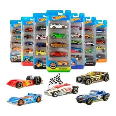 Imagem de Hot Wheels Pack Com 5 Carros Sortidos Original - MATTEL