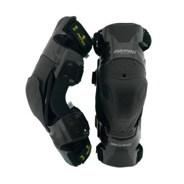 Imagem de Joelheira Mr Pro New Classic Articulada Trilha Motocross Preto, M