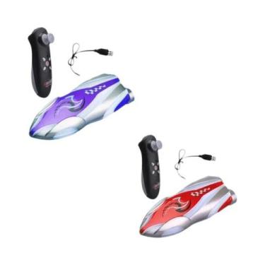 Imagem de Barco Mini RC Acrobático Para Meninos Com Luz LED, Brinquedo Aquático 