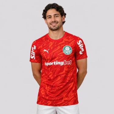 Imagem de Camisa Puma Palmeiras Goleiro I 2026 Patch Libertadores, EG