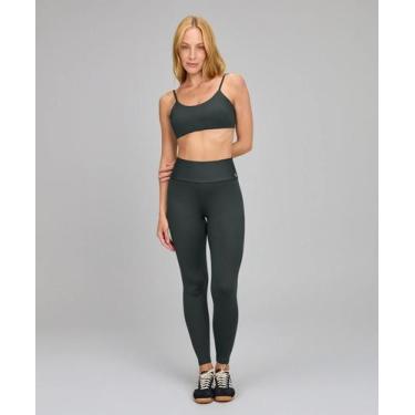 Imagem de Legging Eterna Cós Sustentação Verde - Alto Giro, G, Verde escuro