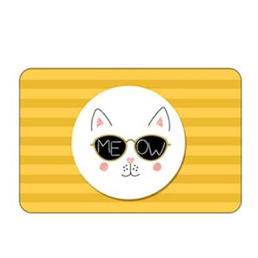 Imagem de Tapetes de banheiro para banheiro não deslizantes amarelo cat40 x 47 polegadas Tapetes de banheiro com espuma de memória - Tapete de banheiro de secagem rápida