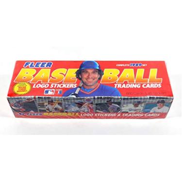 Imagem de Cartões de beisebol Fleer de 1989 conjunto completo de fábrica com 660 cartas + 45 adesivos – Inclui cartas novatas de Ken Griffey Jr, Gary Sheffield, Randy Johnson e John Smoltz, além de dezenas de cartas de Hall of Famers e mais estrelas da MLB!
