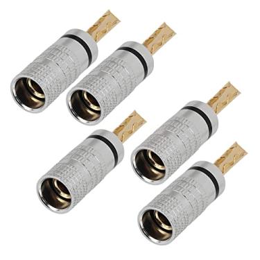 Imagem de A Conexão Banana de áudio Fixa Evita Curtos-circuitos No Conector Banana para Alto-falantes de Home Theater de 12 AWG A 18 AWG (Preto)