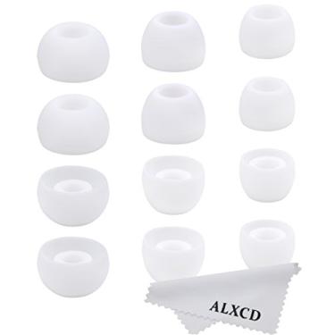Imagem de Ponta de ouvido para o nível U Pro, ALXCD SML 6 pares de almofadas de silicone duráveis antiderrapantes, adequado para Samsung Level U Pro (6 pares), small, Branco
