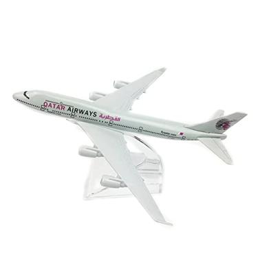 Imagem de TECKEEN 1/400 Scale A380 Qatar Airways Plane Model Alloy Model Diecast Plane Model for Collection