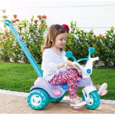 Triciclo Infantil Escolar Pega Carona Bandeirante - Brinquedos Bandeirante  - Velotrol e Triciclo a Pedal - Magazine Luiza