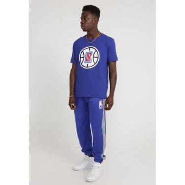Imagem de Camiseta Nba Estampada Los Angeles Clippers Casual Azul