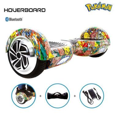 Imagem de Hoverboard Skate Elétrico 6,5 Pokemon Hoverboard Bluetooth - Hoverboar