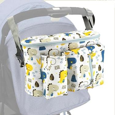 Imagem de Organizador de fraldas para bebês - Bolsa de Fraldas de Grande Capacidade Portátil Multifuncional com Tampa,Organizador de fraldas para fraldas, lenços umedecidos e brinquedos, caixa de Shakven
