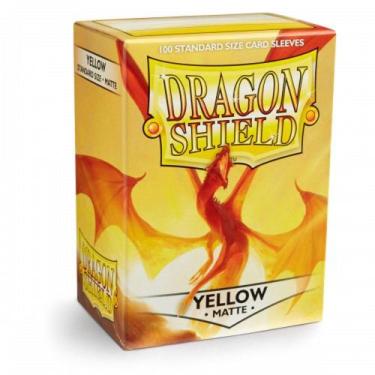 Imagem de Dragon Shield Matte 100 Sleeves Protetor - Yellow/Amarelo