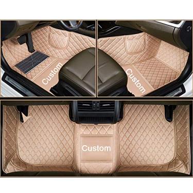 Imagem de Tapetes de carro personalizados compatíveis com Mercedes Benz, revestimento automotivo de couro à prova d'água, cobertura total, proteção para todos os climas, tapete antiderrapante, modelos de carros