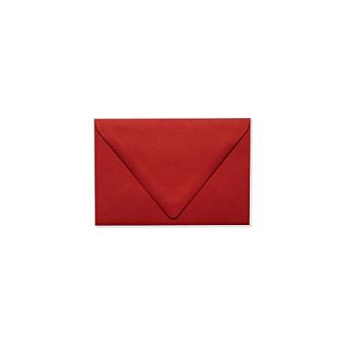 Imagem de Envelopes de convite LUXPaper A4 para 4 x 6 cartões em 80 lb. Envelopes vermelhos rubi, impressos para convites, pacote com 50, tamanho do envelope 4 1/4 x 6 1/4 (vermelho)
