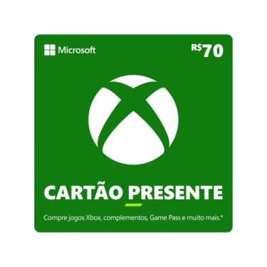 Imagem de Cartão Presente Digital Xbox R$ 70,00 Microsoft