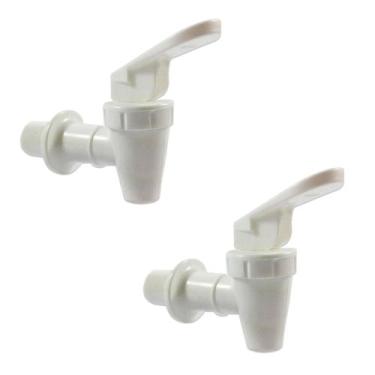 Imagem de Kit 2 Torneiras Brancas Para Bebedouro E Purificador - IBBL