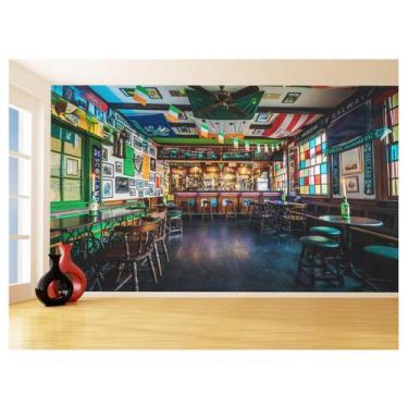 Imagem de Papel De Parede 3D Alimentos Bar Adega Bebidas 3,5M Al545 - Você Decor