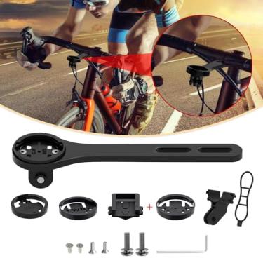 Imagem de BIKOOCO Suporte frontal para computador de ciclismo compatível com Garmin, Wahoo, Bryton, Cateye, GoPro e luz de bicicleta. Montagem para guidão.