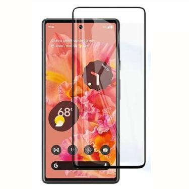Imagem de Zrengp (Pacote com 2 películas de vidro temperado 9H para celular Google Pixel 5 6 7 8 9 Pro, película de vidro transparente HD para celular Google Pixel 8 Pro 5A 6A 7A 8A (para Pixel 8 Pro)
