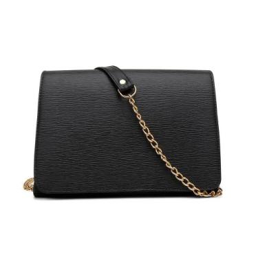 Imagem de Bolsa Preta Alça Corrente Feminina - Âmago