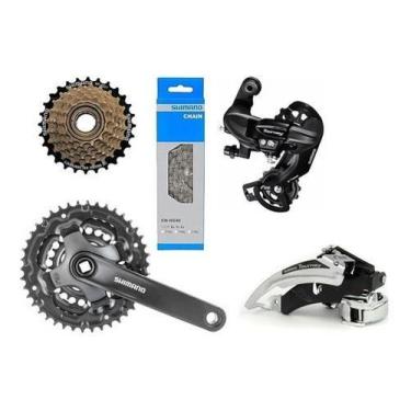 Imagem de Kit Relação Shimano Grupo Tourney 21v Index Com Pedivela