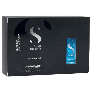 Imagem de Ampola Semi di Lino Essential Oil 13ml Caixa com 12 Unid Alfaparf Fios