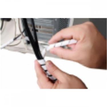 Imagem de Organiza Fios Daneva 10Mm/1M Branco Dn1573, Branco