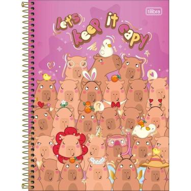 Imagem de Caderno Univ. 160 Fls. 10 Matérias Capivara Capa 3 - Tilibra
