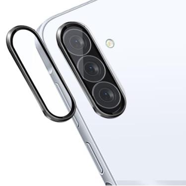 Imagem de Zeking (2 conjuntos para Samsung Galaxy A36/ A56 5G protetor de lente de câmera, claridade HD, ultrafino, 9H, vidro temperado com bordas de alumínio, capa de lente de metal individual (preto)