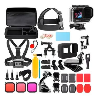 Imagem de Kit Acessórios Compatível gopro Hero 13 Black 50pcs