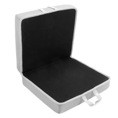 Imagem de Proteção Confortável para Joelhos, Almofada de Joelhos Multifuncional Com Design Portátil, Material à Prova D'água, para Jardinagem, Banho de bebê, Acampamento (cinza com preto)